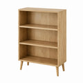 Bücherregal Standregal Eiche furniert rechteckig 80 x 40 x 120 cm